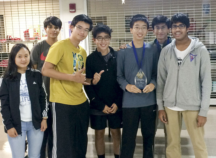 JV team takes first place at math tourney