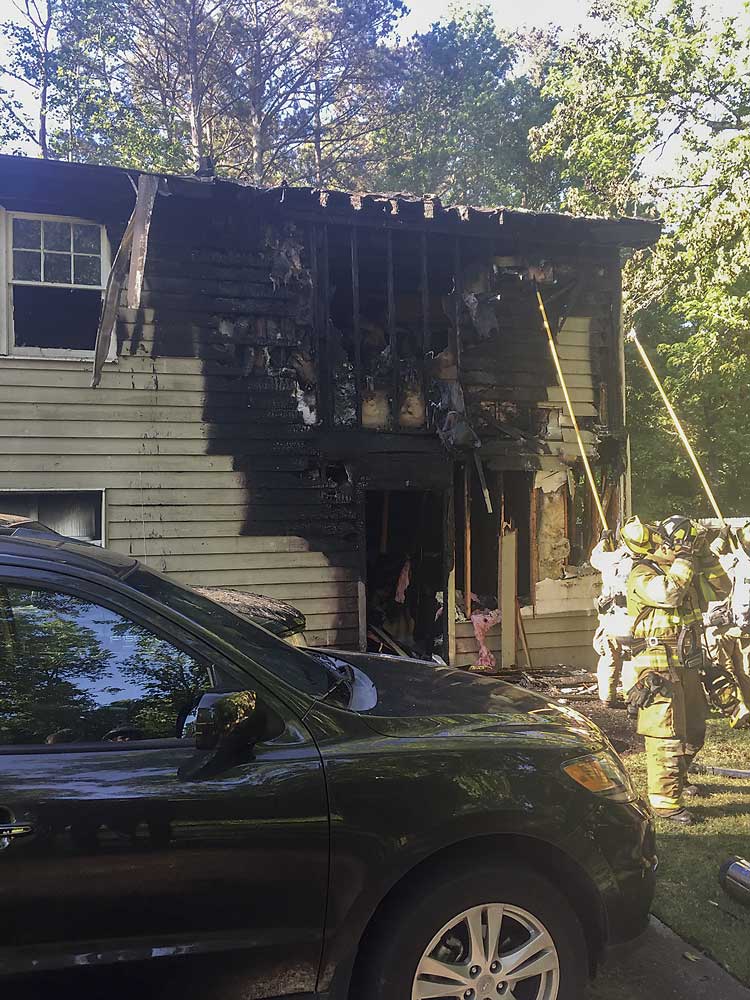 Tyrone fire damages home and vehicles