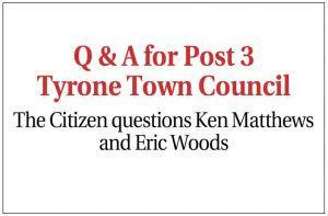 Tyrone’s Post 3 candidates talk about sewer serv...