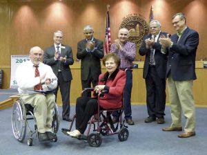 Board honors Fayette’s first woman county commis...