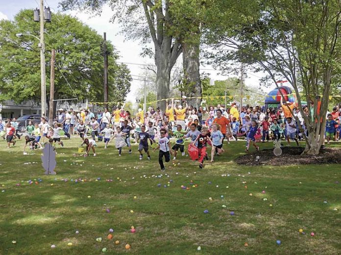 Easterpalooza on the courthouse square in Fayetteville. File photo.