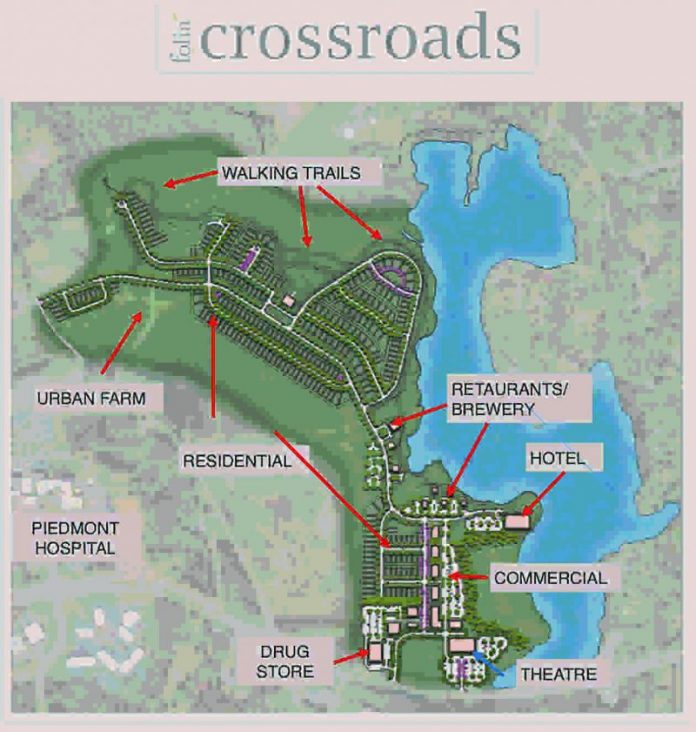 Proposed Folia development in west Fayetteville. Graphic/city of Fayetteville.