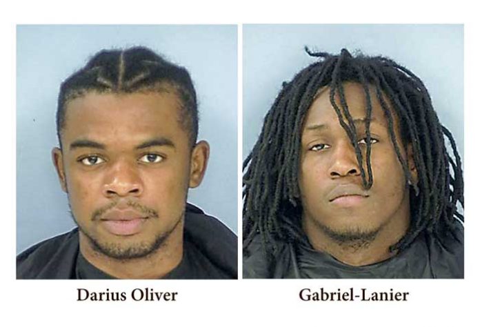 Darius Oliver (L) and Gabriel Lanier. Photos/Fayette County Jail.