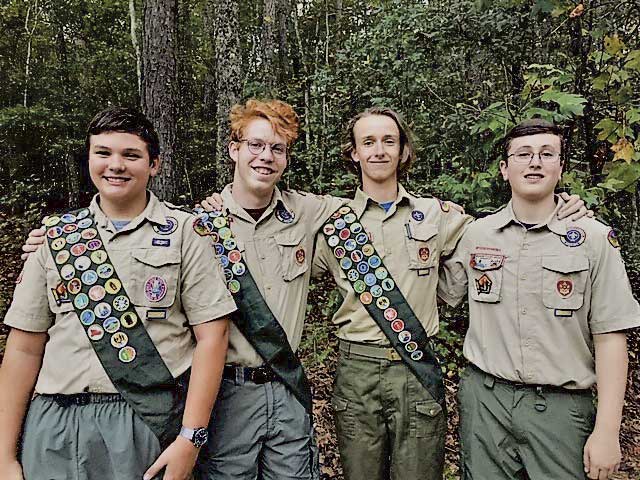 4 new Eagle Scouts complete community projects f...