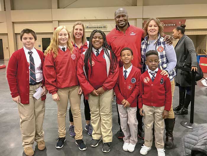 Our Lady of Victory students participate in NFL ...