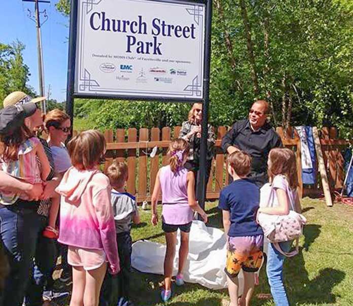 Fayetteville‘s Church Street Park dedicated