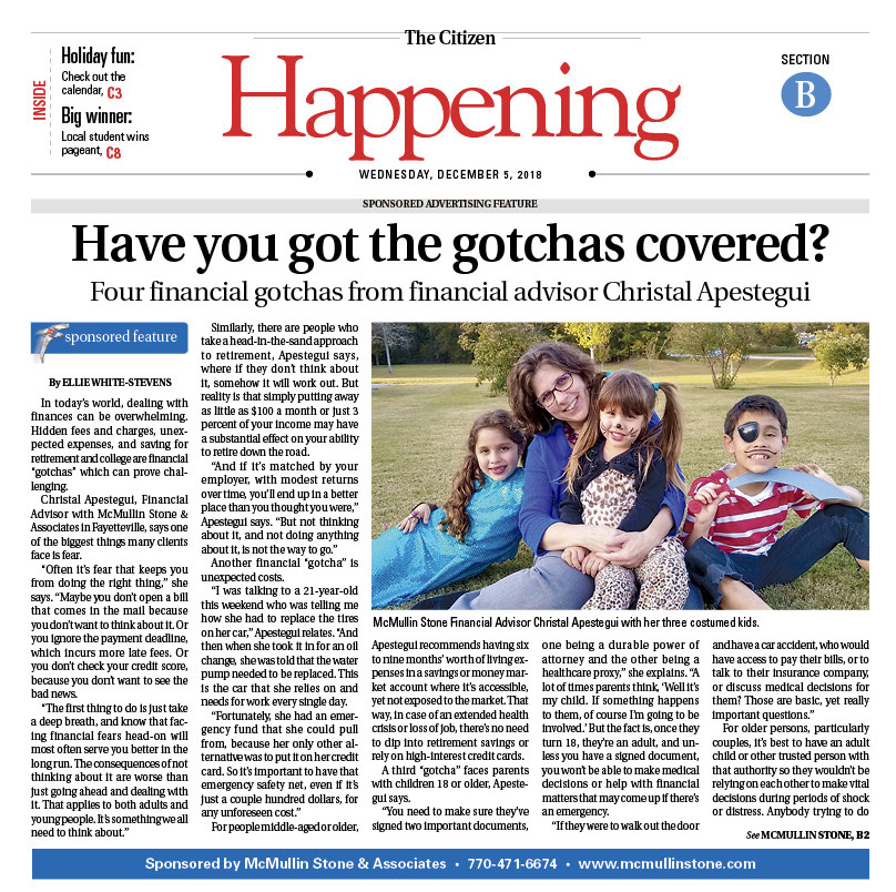 Do you have these financial gotchas covered?