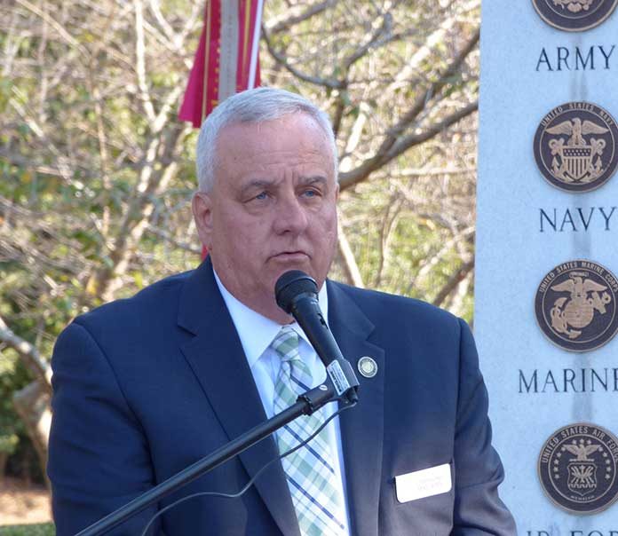 Ga. Department of Veterans Service Commissioner Mike Roby at POW/MIA Recognition Day on Sept. 20 in Peachtree City. Photo/Ben Nelms.