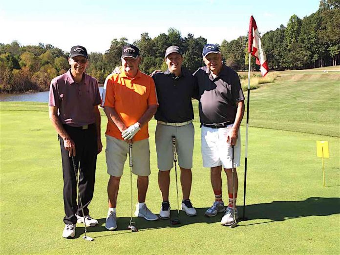 Low Net Winning Team of the 2019 tournament included Bob Schnelle, Guy Millette, Ryan Huber and Gene Walker. Photo/Submitted.