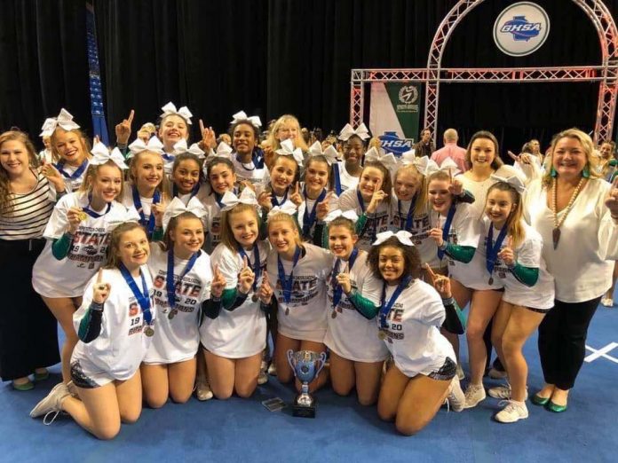 The champion McIntosh Cheerleaders. Photo/Michelle Benson.