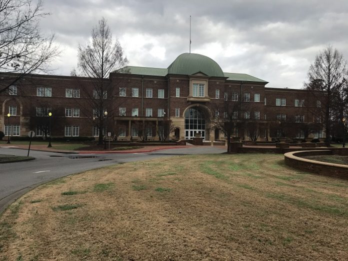 Fayette County Justice Center, site of the Rease murder trial. Photo/Ben Nelms.