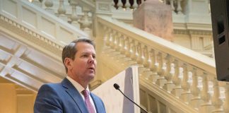 Gov. Brian Kemp at the Capitol. Photo/Governor's webpage.