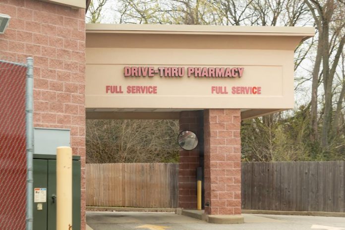 A typical drive-thru lane at CVS Pharmacy. Photo/Shutterstock.