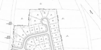 Map of the Dixon Farm subdivision, adjacent to the Summit Point residential and retail area. Graphic/City of Fayetteville.