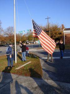 Pearl Harbor remembrance features WWII flag