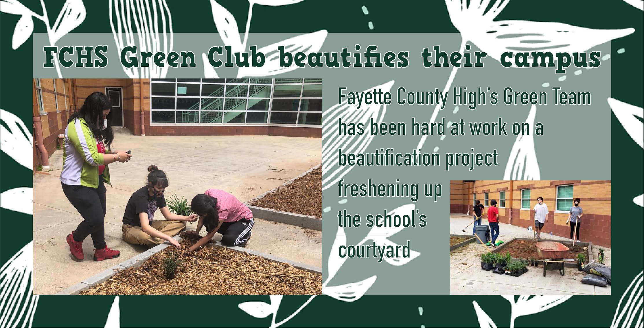 FCHS Green Club beautifies their campus