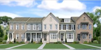 Artist rendering of proposed LaFayette Townhomes. Graphic/City of Fayetteville.