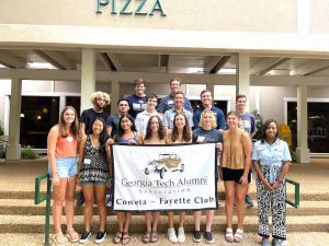 Ramblin’ Wrecks get Peachtree City send-off