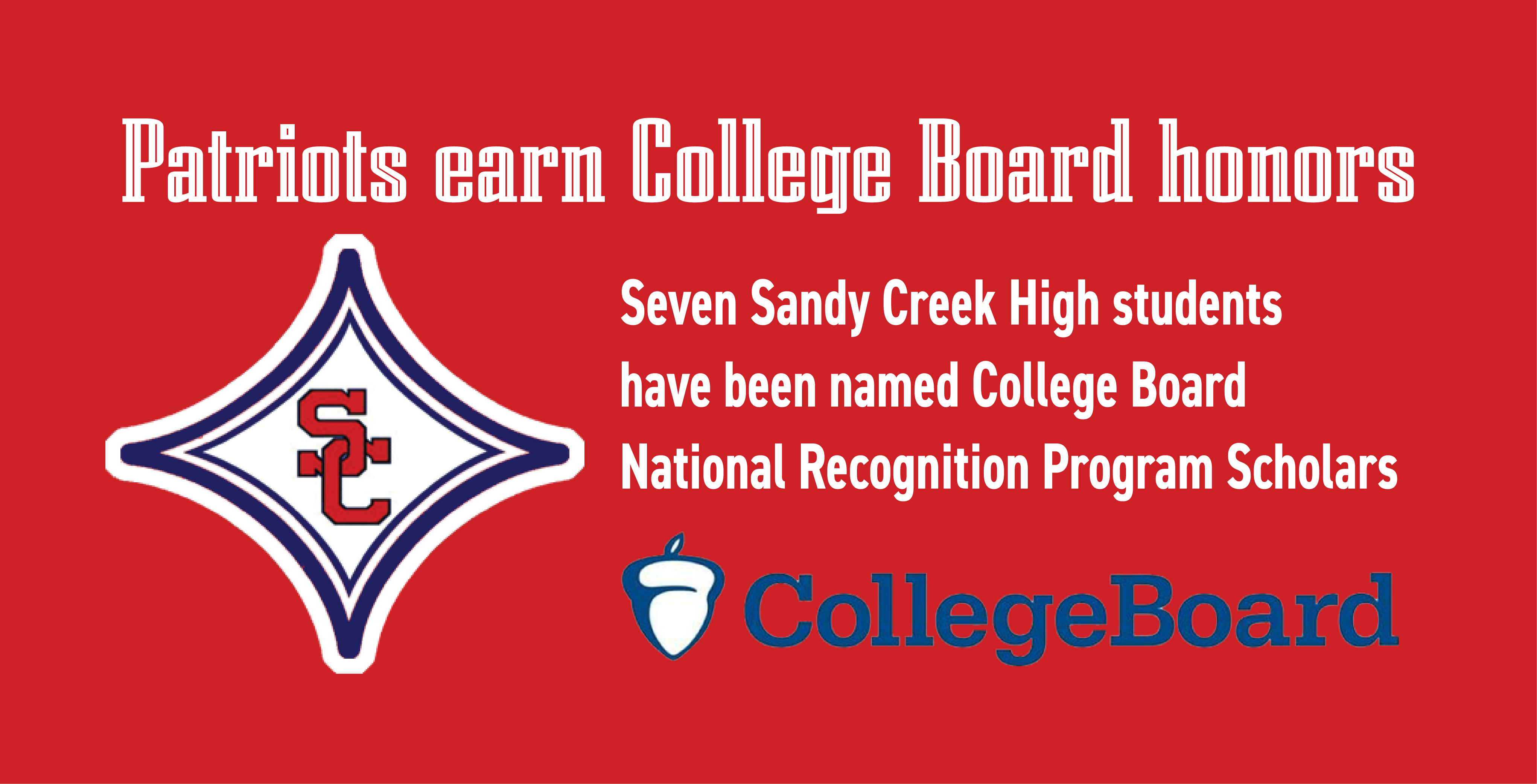 Sandy Creek students earn College Board recognition
