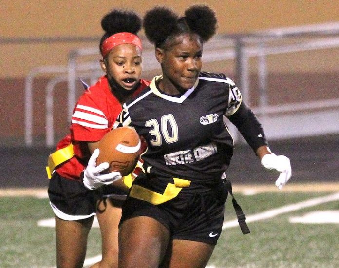 Fayette County High launched the first official girls flag football team in the county. Photo/Fayette County School System.