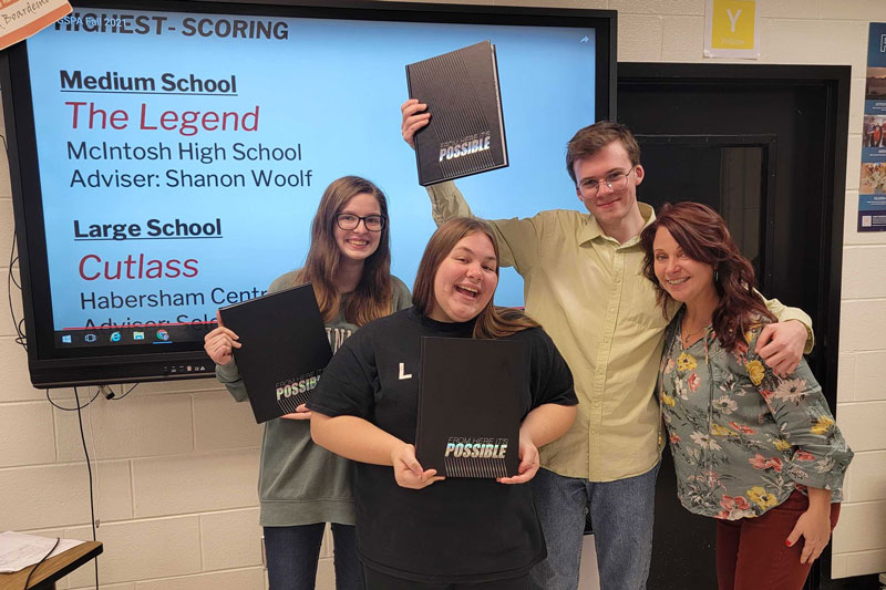 McIntosh yearbook racks up Scholastic Press awards