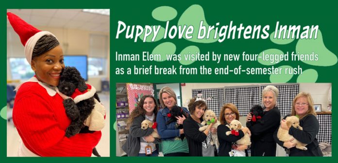 inman elementary puppies