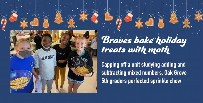 Braves bake up holiday treats with math