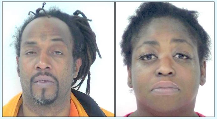 Keon Mitchell (L) and Tiffany Wilkins. Photos/Fayette County Jail.