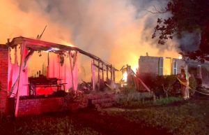 Tyrone fire destroys former residential structur...
