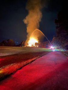2 house fires in Fayette, 1 firefighter injured