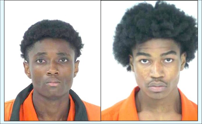 Avion A. Bentley (L) and Rejon Q. Williams. Photos/Fayette County Jail.