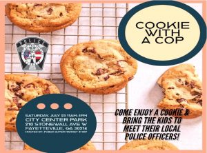 Enjoy Cookie with a Cop Saturday at Fayetteville...