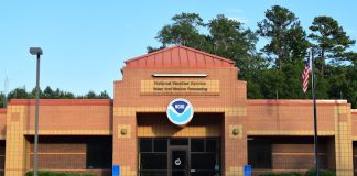 The National Weather Service Forecast Office at Falcon Field in Peachtree City. Photo/Steve Listemaa.