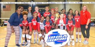 Sandy Creek girls take state volleyball crown.