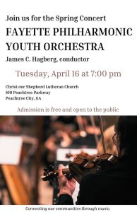 Youth orchestra presents free concert April 16