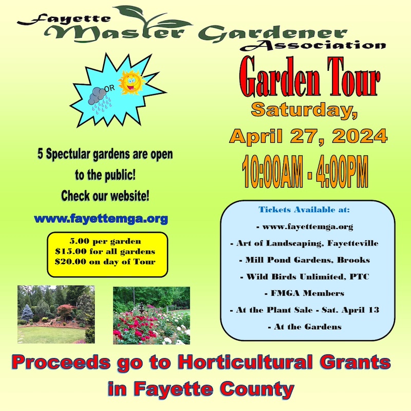 Fayette Master Gardeners hosts garden tour April 27