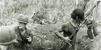 Soldiers of the 101st Airborne in secret battle. Photo/Ed Sherwood.