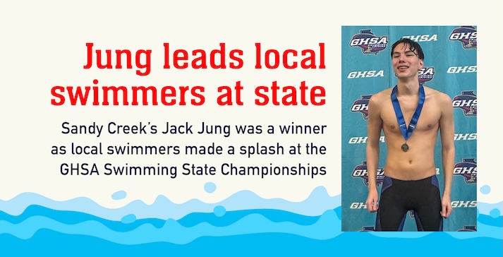 Sandy Creek’s Jung leads local swimmers at state...