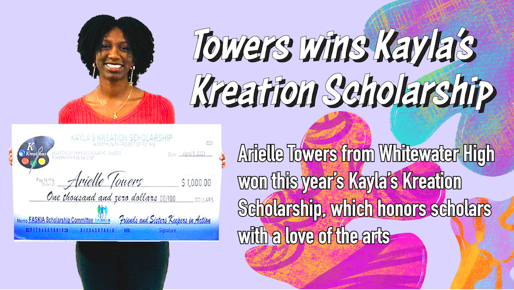 Towers wins Kayla’s Kreation Scholarship