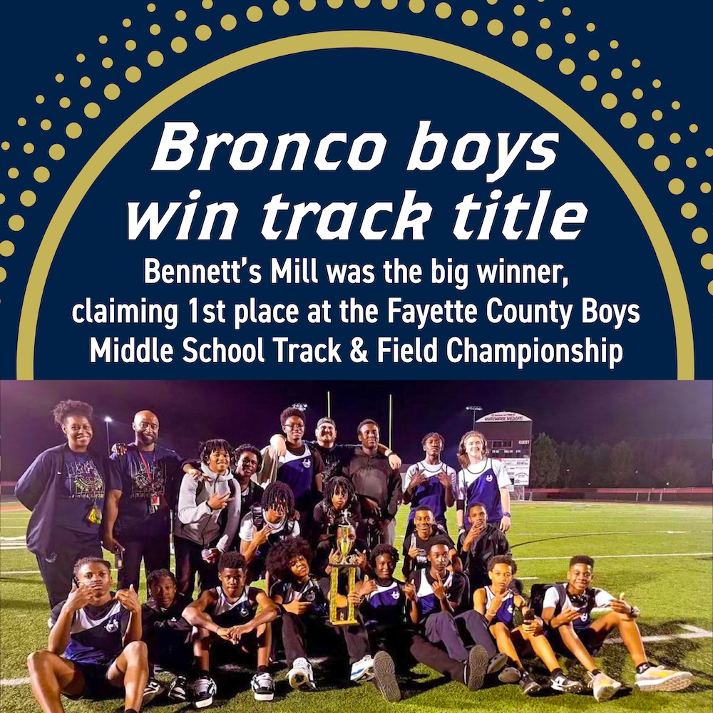Bronco boys win track title