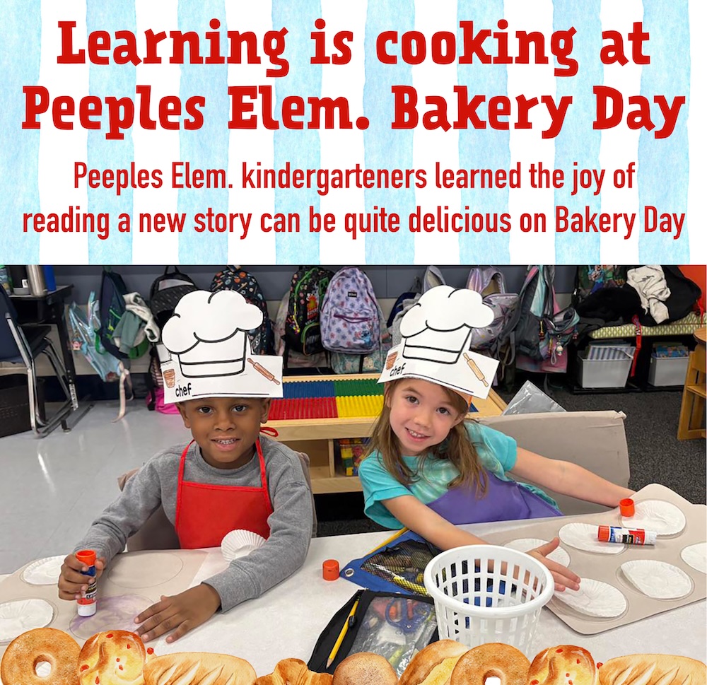 Learning is cooking at Peeples Elem. Bakery Day