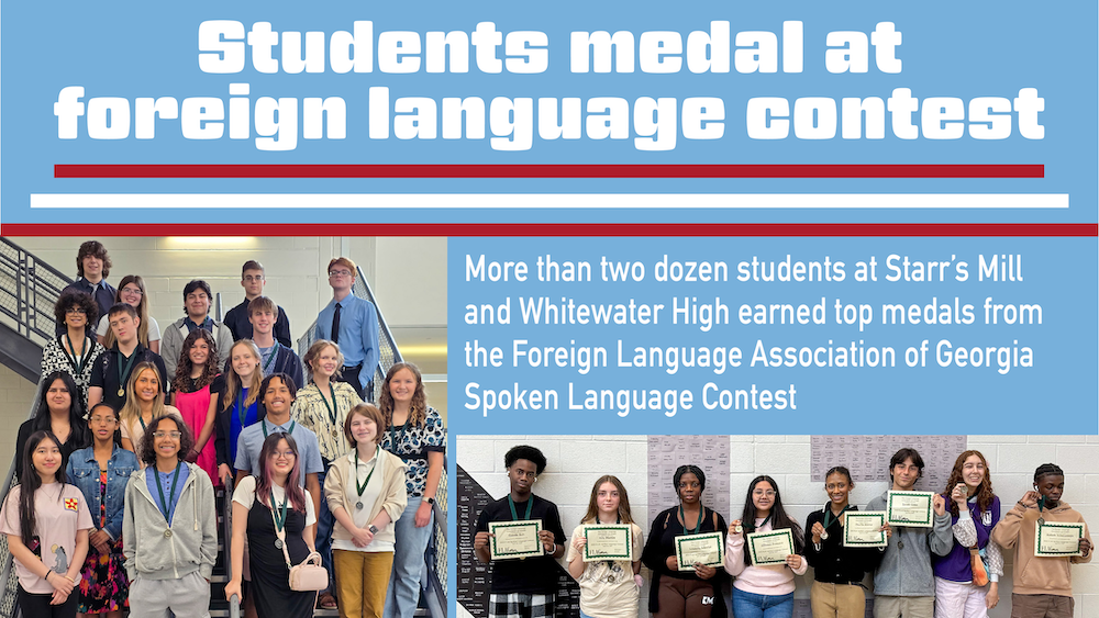 Students medal at foreign language contest