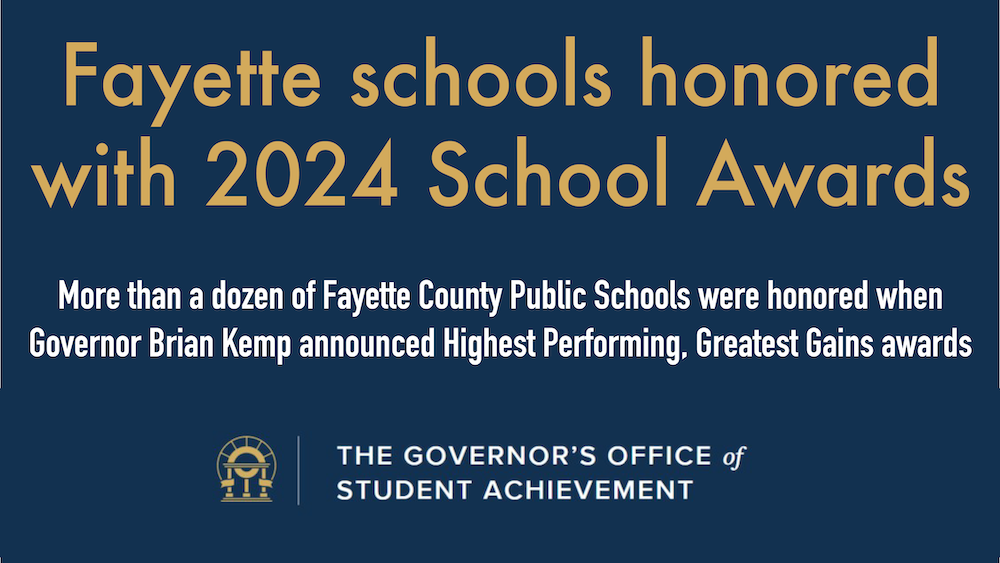 Fayette schools honored by 2024 School Awards