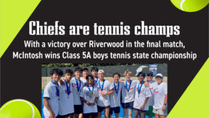 McIntosh boys win state tennis