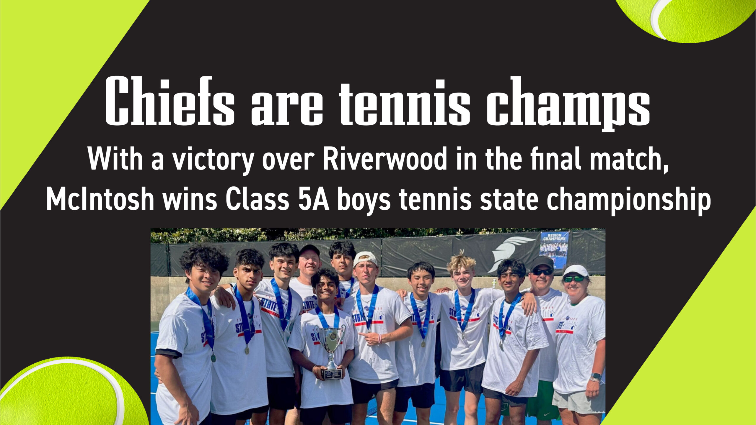 McIntosh boys win state tennis