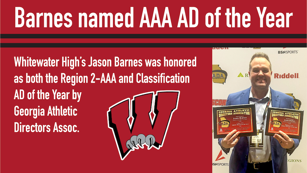 Whitewater’s Barnes named Class 3A AD of the Year