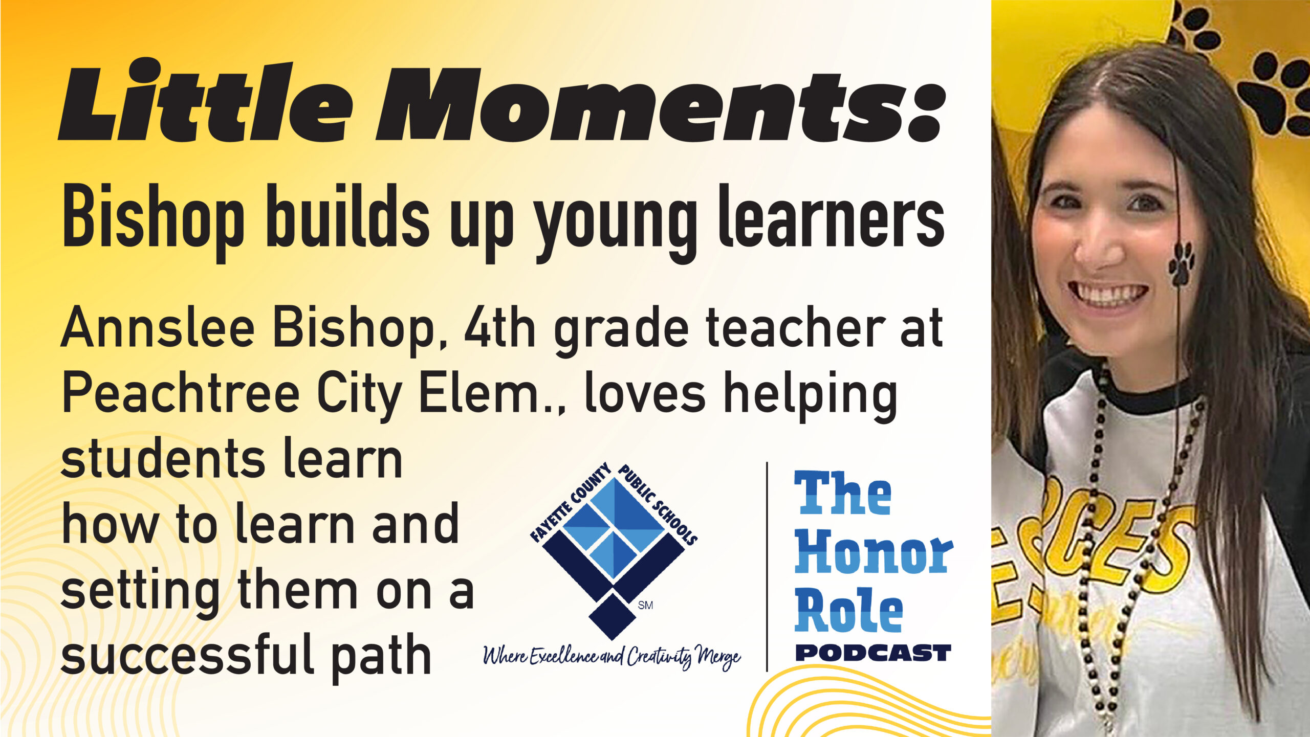 Little Moments: Bishop builds up young learners