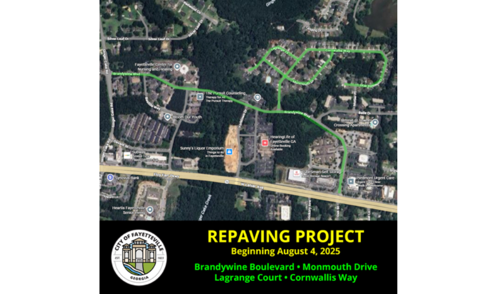 City of Fayetteville to Repave 1.9 Miles of Road...