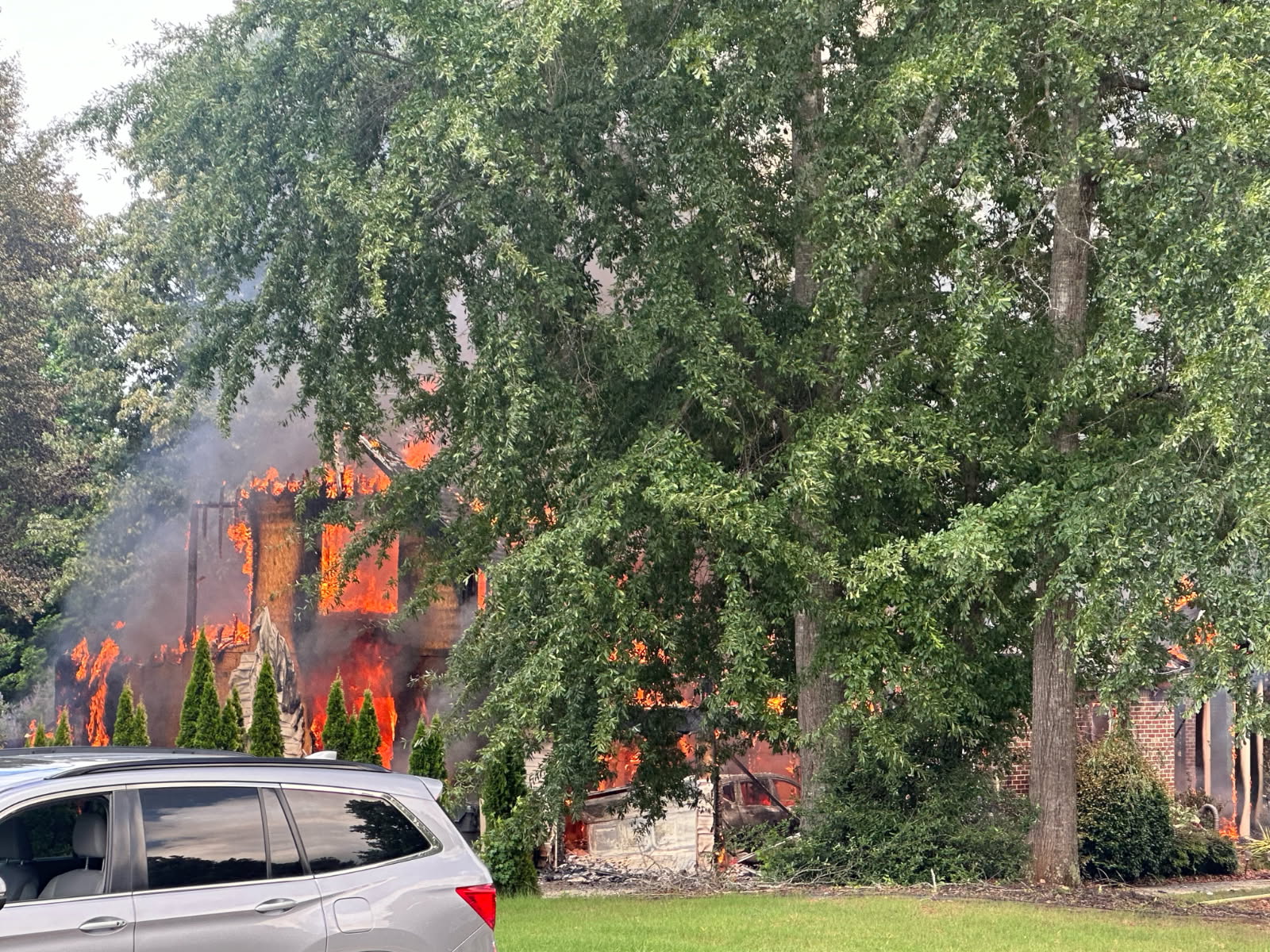 Senoia Home Burns Down, Fire Hydrant Pressure Fails