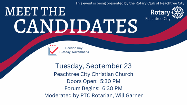 Rotary Club of Peachtree City to Host 2025 Polit...